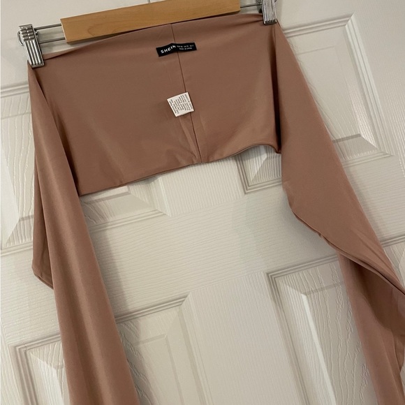 New SHEIN Beige Multi-Way Wrap Top - Small - Picture 5 of 5
